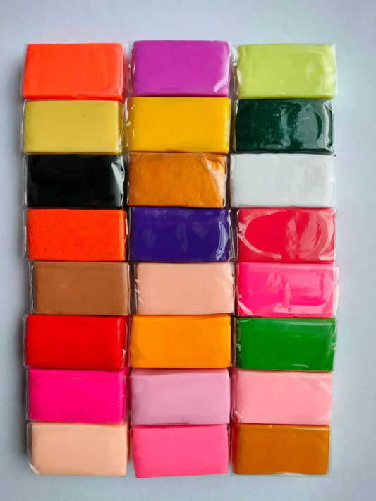 Vibrant 24-Color Oven-Bake Polymer Clay Kit for Creative Crafters - ToylandEU