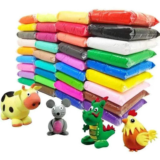 Vibrant 36-Color Polymer Clay Set for Kids - Safe DIY Creative Fun - ToylandEU