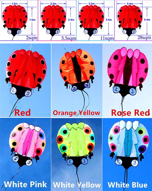 Vibrant 3D Ladybug Soft Kite - Perfect for Outdoor Adventures! - ToylandEU