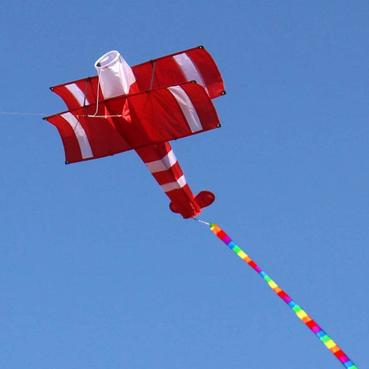 Vibrant 3D Red Plane Kite - Ultimate Fun for Beach & Park Adventures - ToylandEU