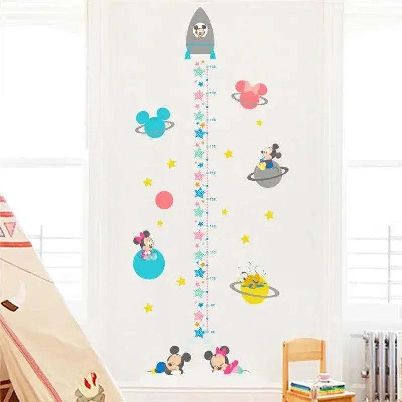 Vibrant 3D Wall Decals Mickey Minnie Kids Room Toyland EU - ToylandEU™