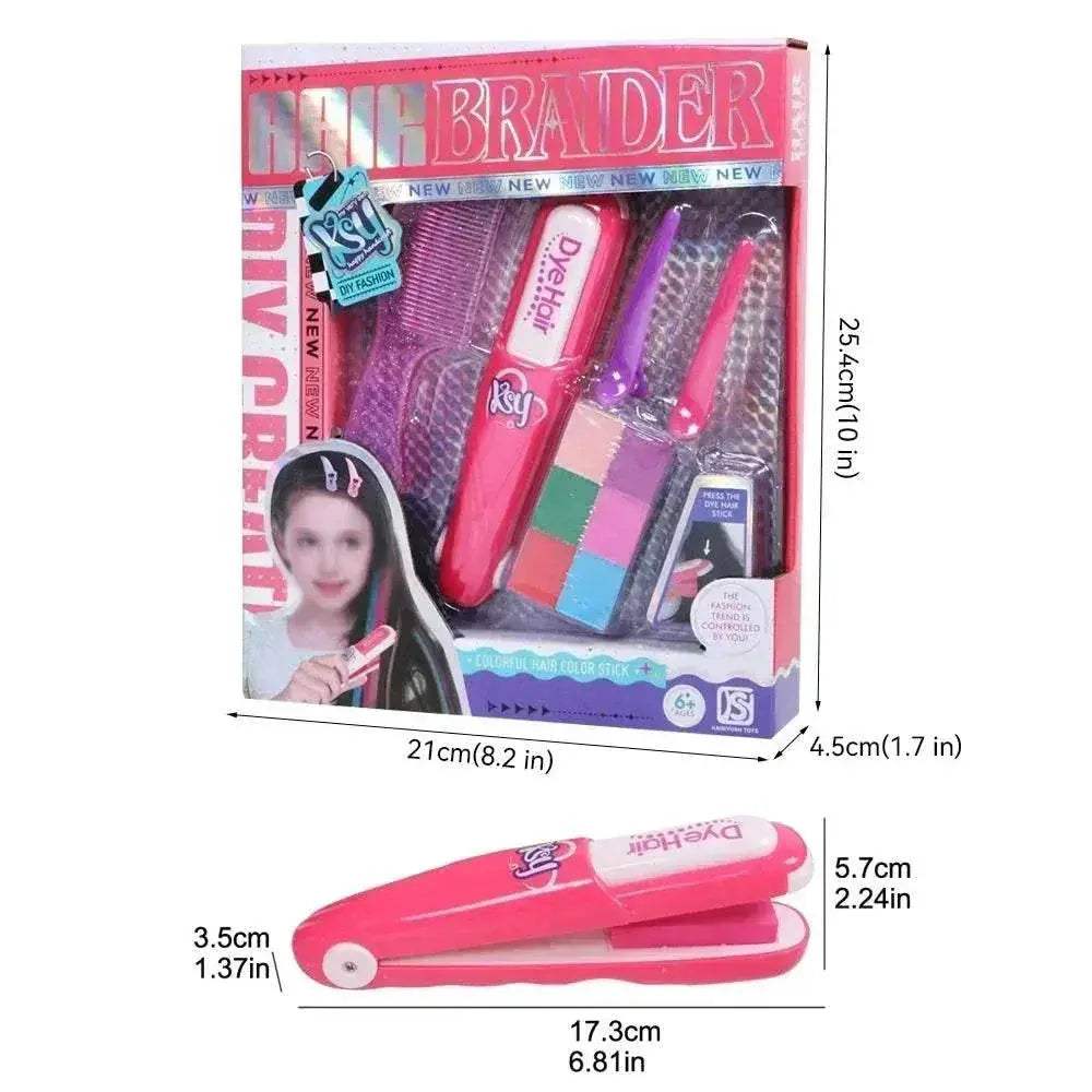Vibrant DIY Hair Chalk Set Washable Temporary Hair Color for Kids and Teens - ToylandEU