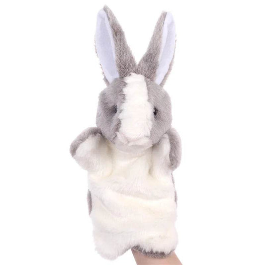 Vibrant Easter Bunny Plush Hand Puppet - Educational and Fun Toy for Kids - ToylandEU