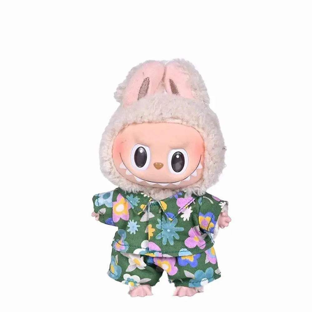 Vibrant Floral Summer Shirt Jacket for 17cm Dolls Toyland EU - ToylandEU™