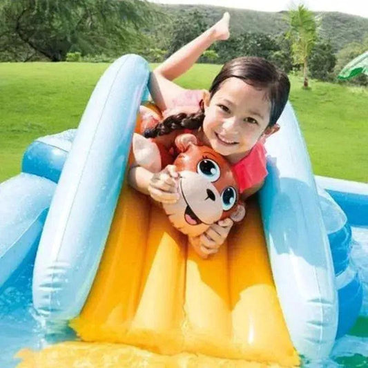 Vibrant Inflatable Crocodile Water Slide for Kids Toyland EU - ToylandEU™