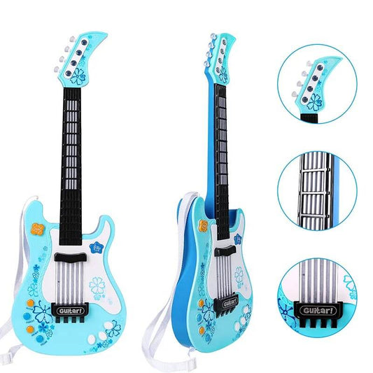 Vibrant Sound Kids' Musical Guitar Toy: Perfect Gift for 2-7 Years Old - Pink - ToylandEU