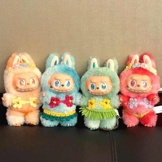 Vibrant Summer Bikini Doll Accessories Set with Colorful Floral Design for Labubu V1 V2 V3 Dolls Labubu - ToylandEU