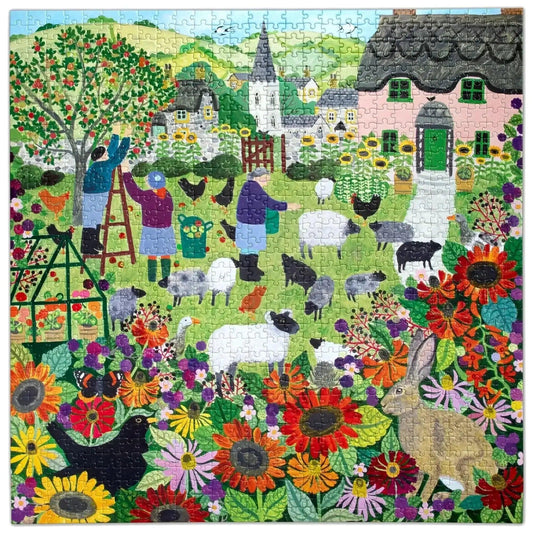 Village Orchard 1000 Piece Jigsaw Puzzle Recycled - ToylandEU™