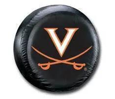 Virginia Cavaliers Tire Cover Black Universal Fit 27 To 29 - ToylandEU™