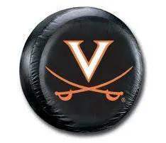 Virginia Cavaliers Tire Cover Black Universal Fit 27 To 29 - ToylandEU™