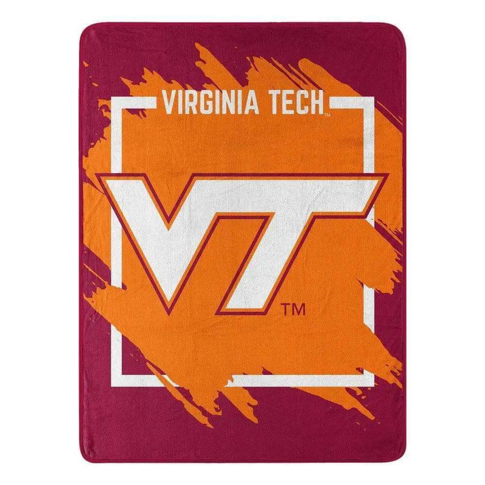 Virginia Tech Hokies Blanket 46x60 Micro Raschel Design - ToylandEU™
