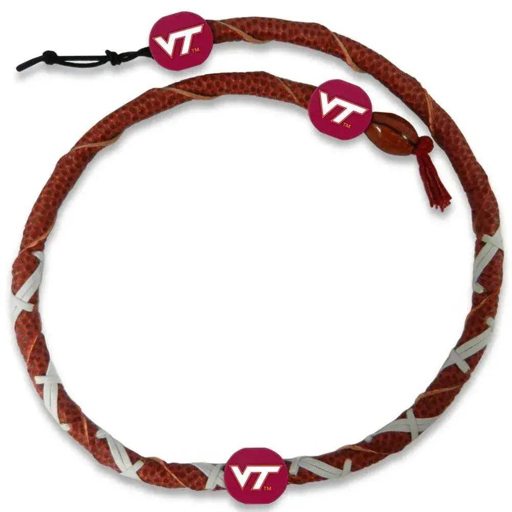 Virginia Tech Hokies Spiral Football Necklace Official - ToylandEU