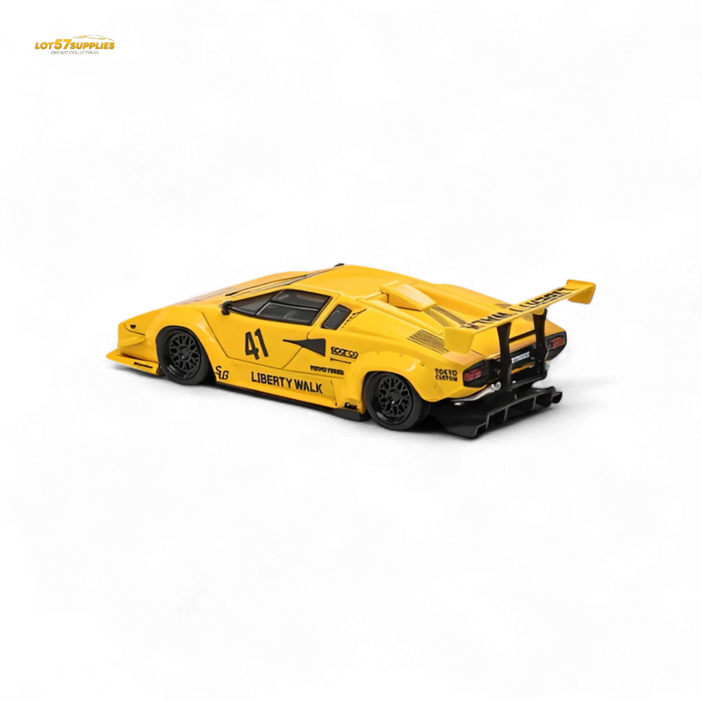 Vision64 LB Lamborghini Countach Luxury Version - Yellow 1:64 - ToylandEU