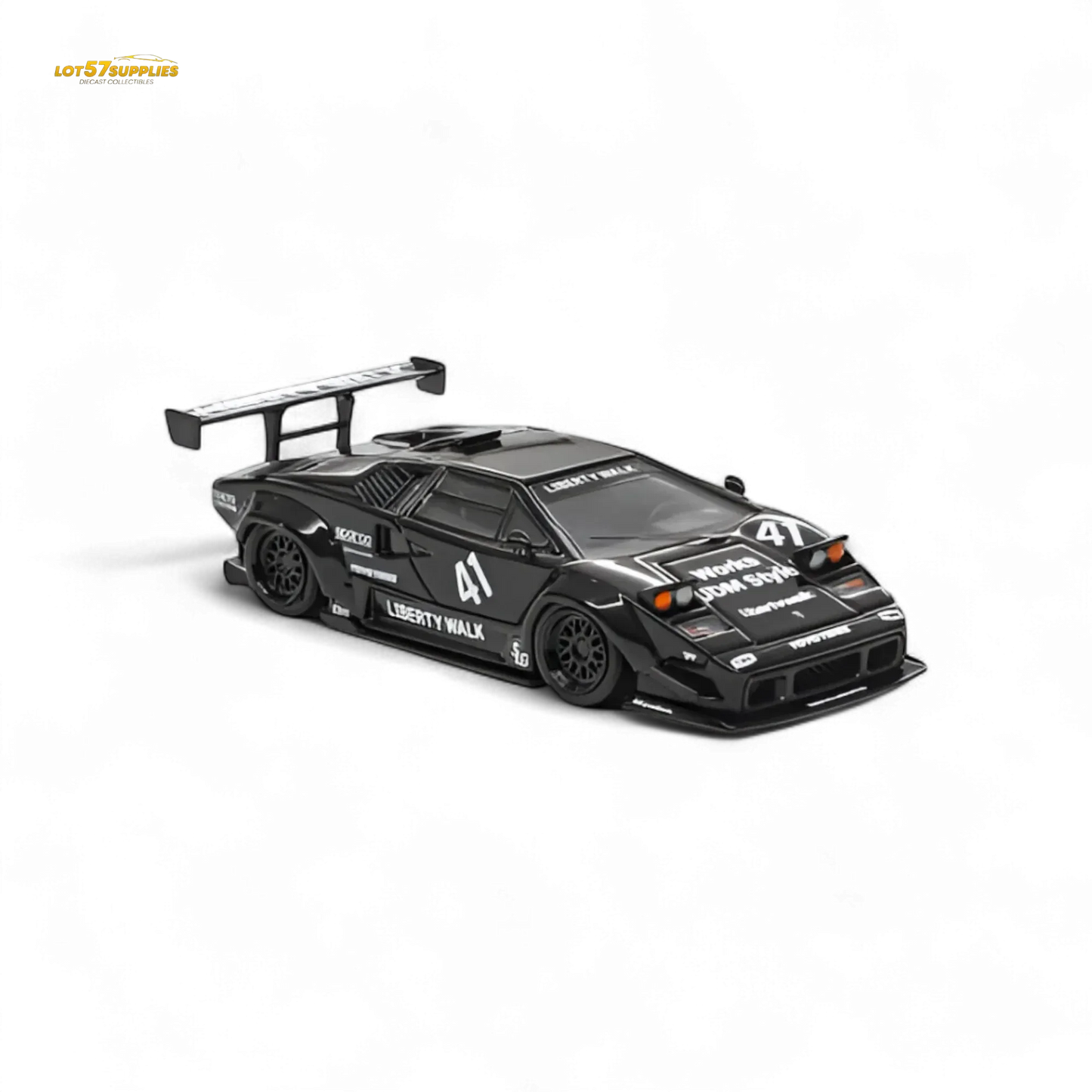 Vision64 Lamborghini Countach Luxury Version Black 1:64 - ToylandEU