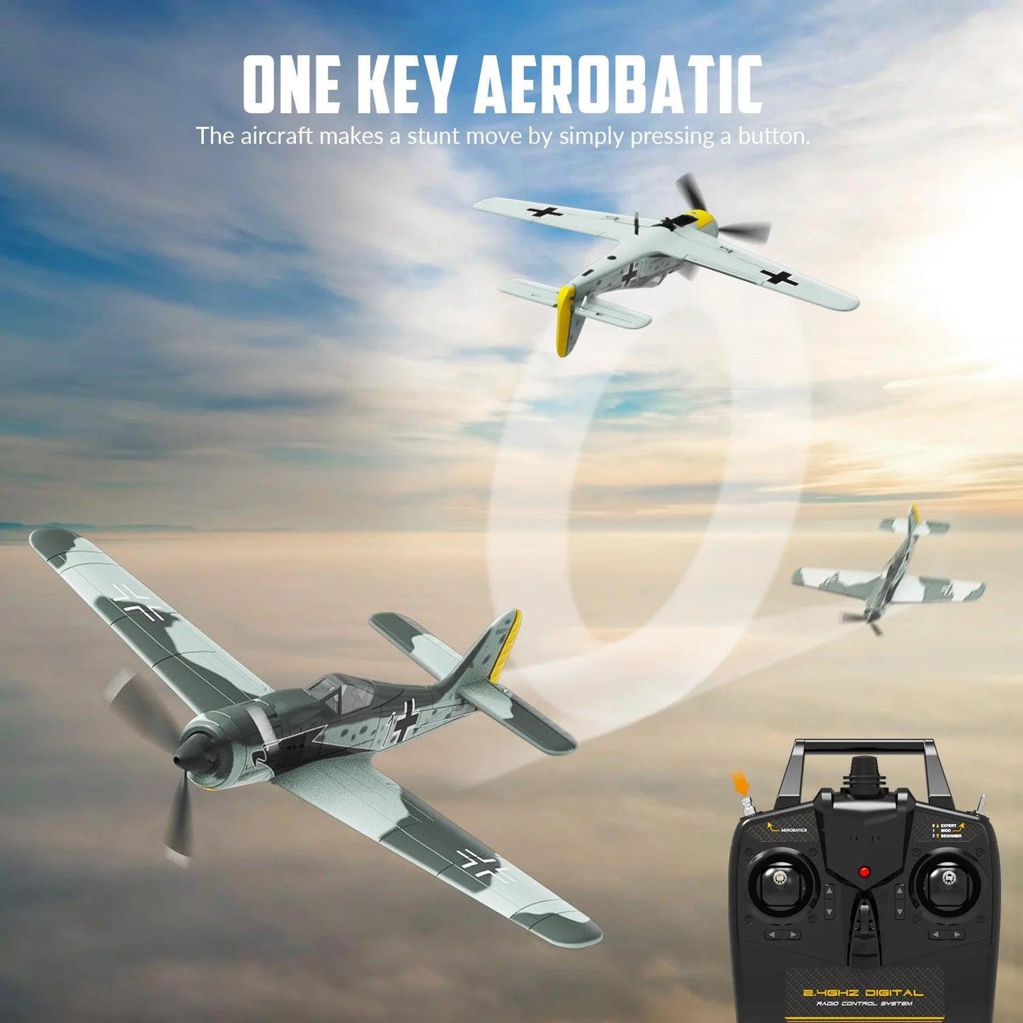 Volantex Rc Fw190 Fighter | Ready To Fly Foam Airplane | Toylandeu