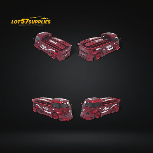 Volkswagen T1 Diecast Bus 1:64 Coca Cola Red Livery