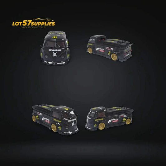 Volkswagen T1 Diecast Bus 1 To 64 Forza Monster Livery - ToylandEU