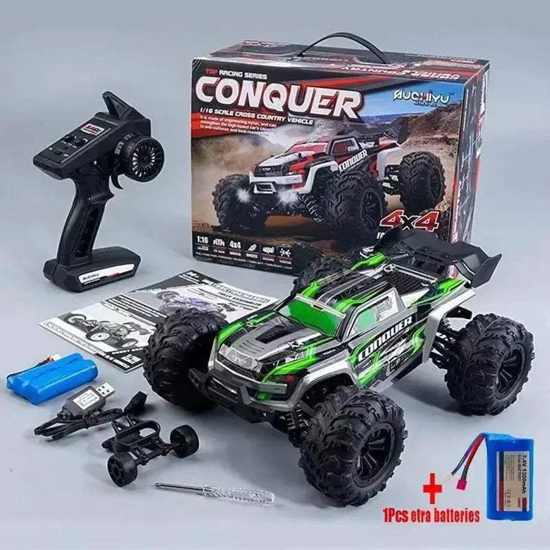 WLtoys 1:16 Scale Large RC Car 50km/h High Speed 4WD Toy - ToylandEU