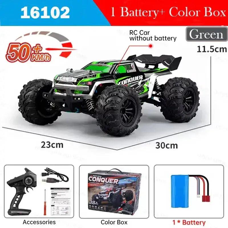 WLtoys RC Car 4x4 Off Road High Speed With LED Lights - ToylandEU™