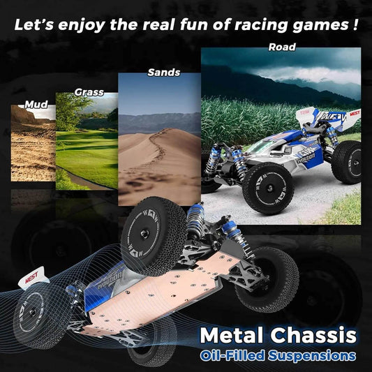 WLtoys144011 1/14 4WD RC Cars for Adults Max 43 Mph Off-road - ToylandEU