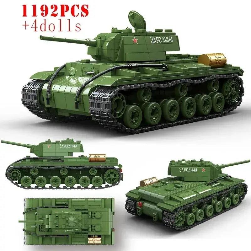 WW2 German Tank Building Blocks For Kids Educational - ToylandEU™