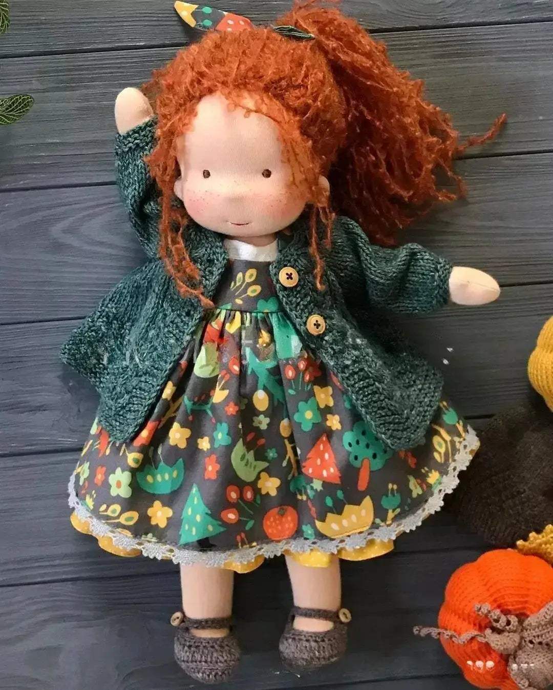 Waldorf Doll Handmade Dress Up Toy For Kids Soft Comfort - ToylandEU