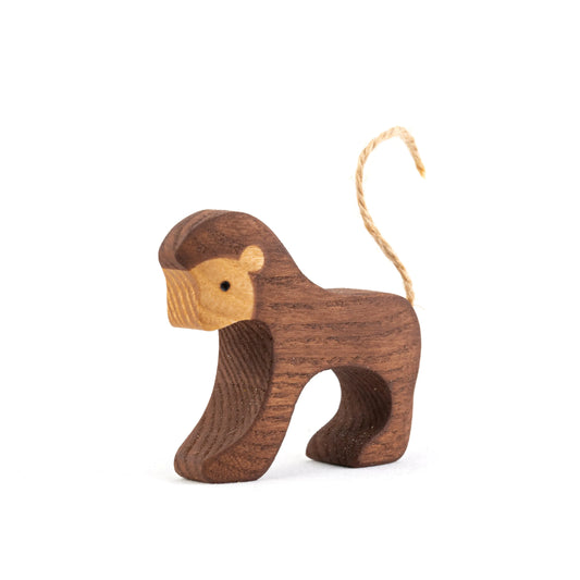 Waldorf Wooden Monkey Figurine Handmade Educational Toy - ToylandEU