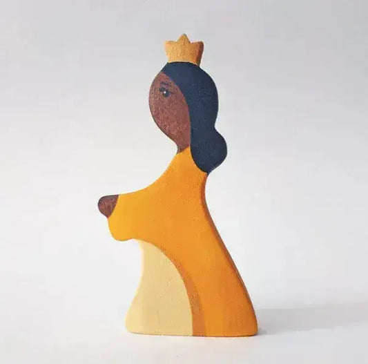 Waldorf Wooden Prince and Princess Figures Handcrafted - ToylandEU™