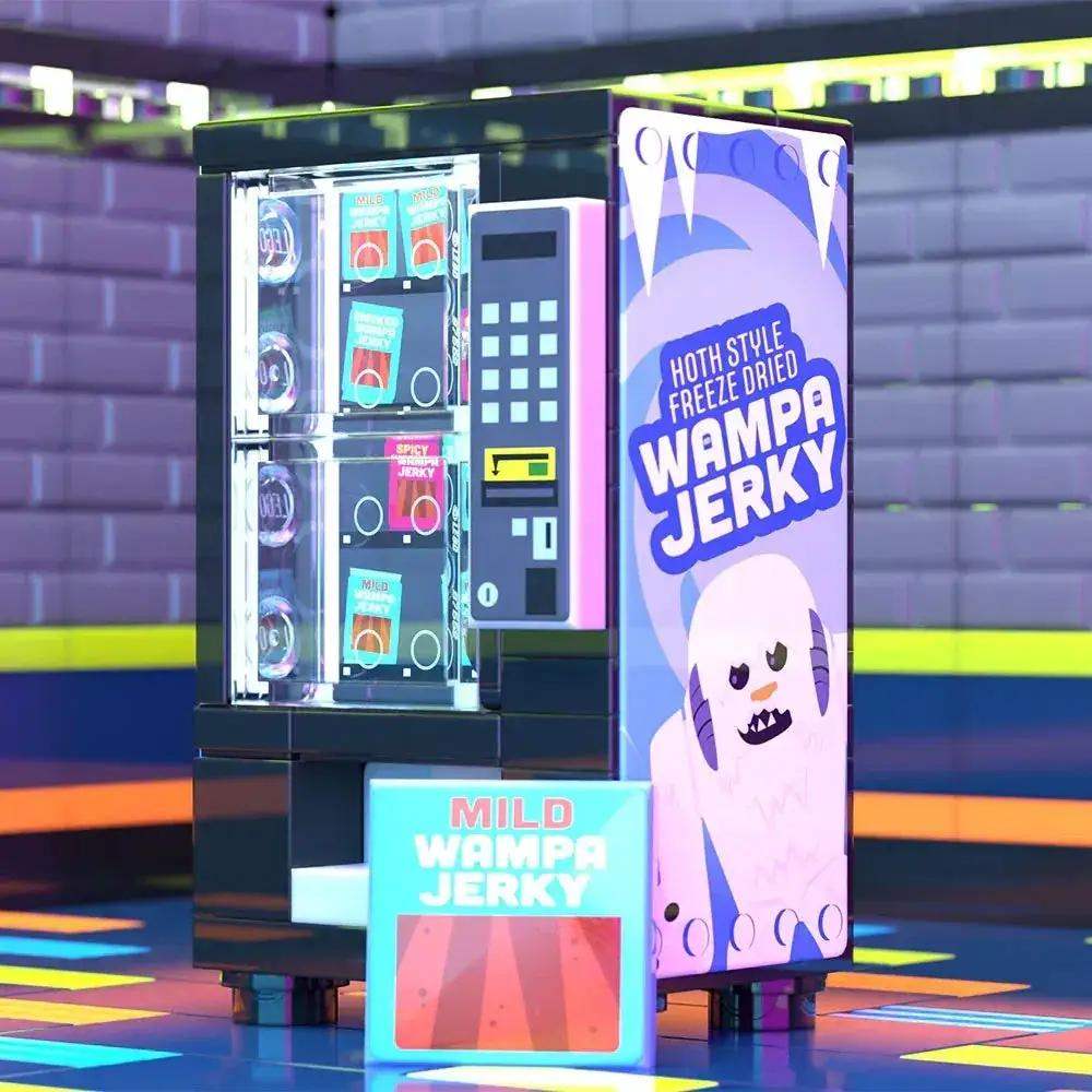 Wampa Beef Jerky Minifig Vending Machine Building Set made using LEGO parts - B3 Customs - ToylandEU