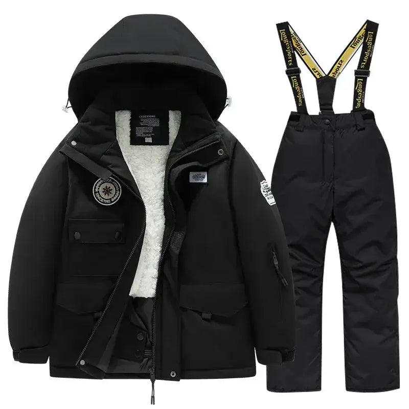 Warm Kids Ski Suit Windproof Waterproof Thick Insulated For Boys And Girls - ToylandEU