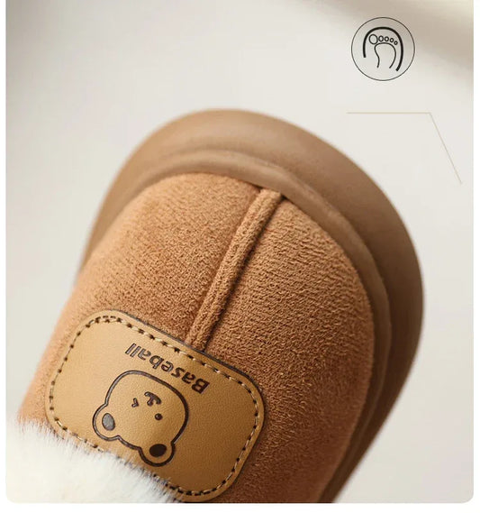 Warm Plush Winter Boots For Kids Unisex Toddler Snow Boots - ToylandEU
