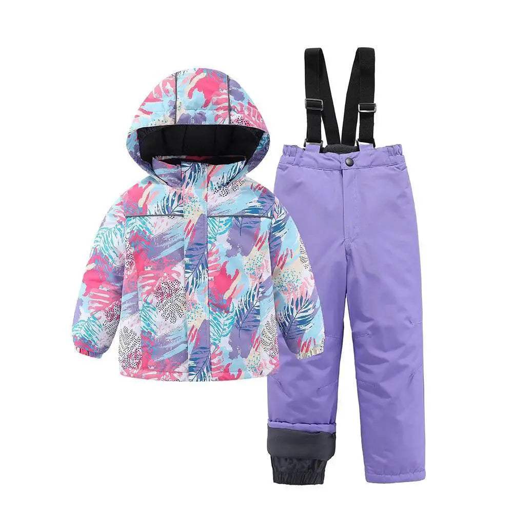 Warm Ski Suit Waterproof Hooded For Kids Snow Sports - ToylandEU