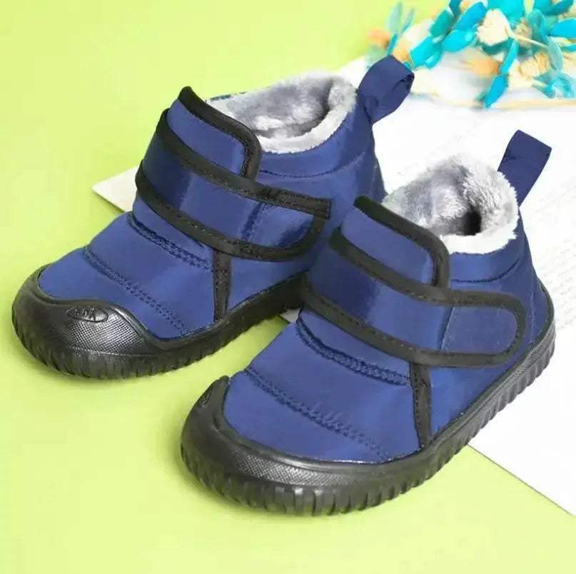 Warm Toddler Boots With Velvet Cotton And Hook Loop Closure For 1 To 3 Year Olds - ToylandEU