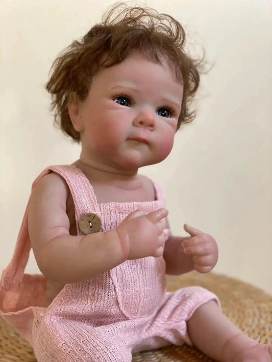 Washable Reborn Baby Doll Rooted Hair Veins - ToylandEU™