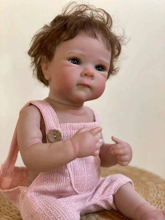 Washable Reborn Baby Doll Rooted Hair Veins - ToylandEU™