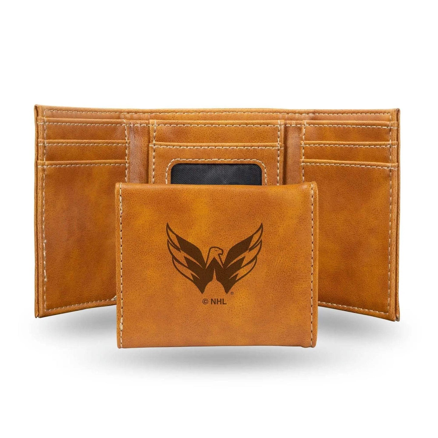 Washington Capitals Trifold Wallet Laser Engraved Leather - ToylandEU™