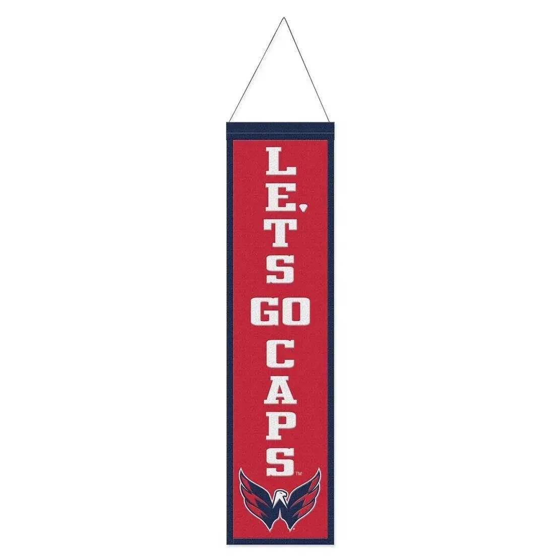 Washington Capitals Wool Banner 8x32 Heritage Slogan Design - ToylandEU™