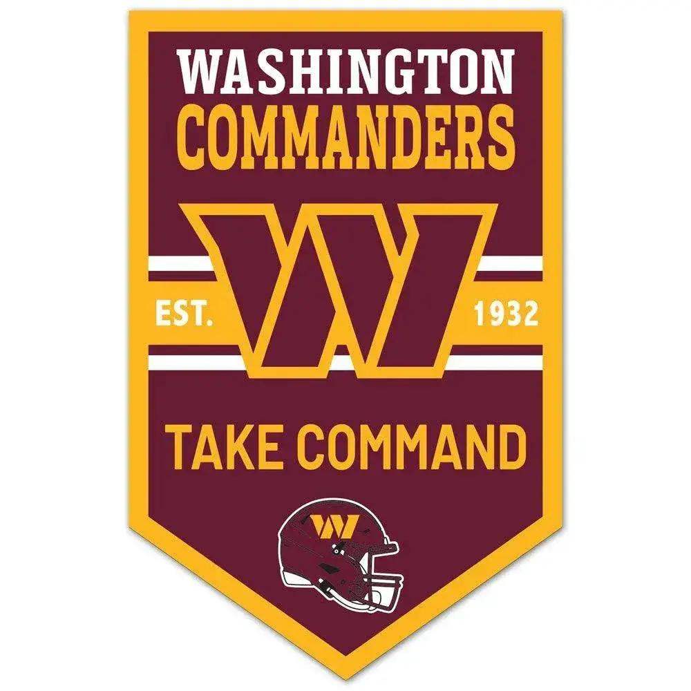 Washington Commanders 11x17 Wood Chevron Wall Sign - ToylandEU™