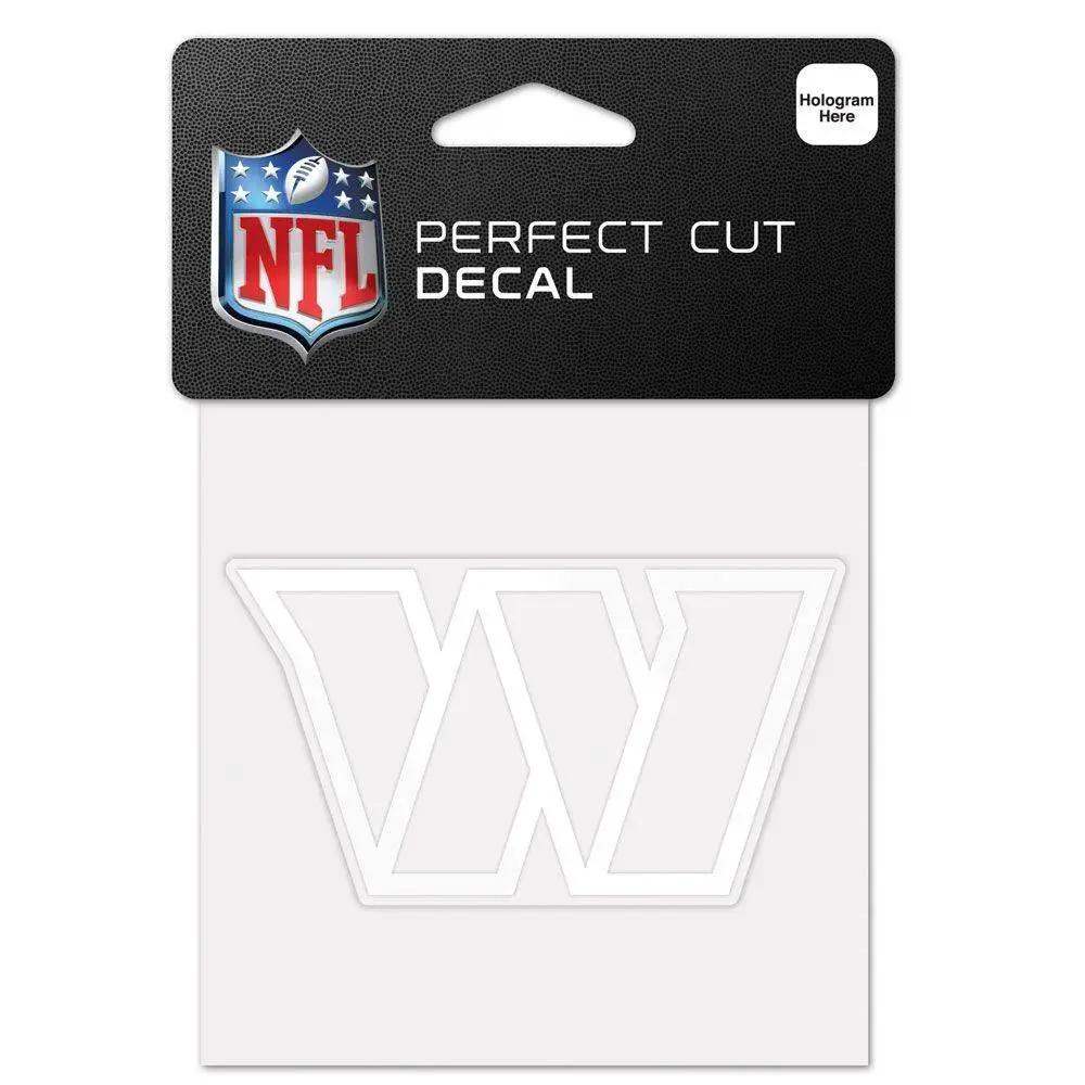 Washington Commanders 4x4 Decal Perfect Cut White Vinyl - ToylandEU™