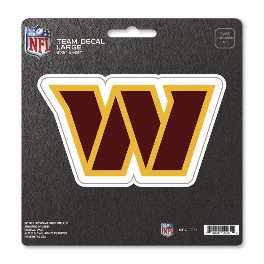Washington Commanders Die Cut 8x8 Vinyl Decal UV Laminated - ToylandEU™