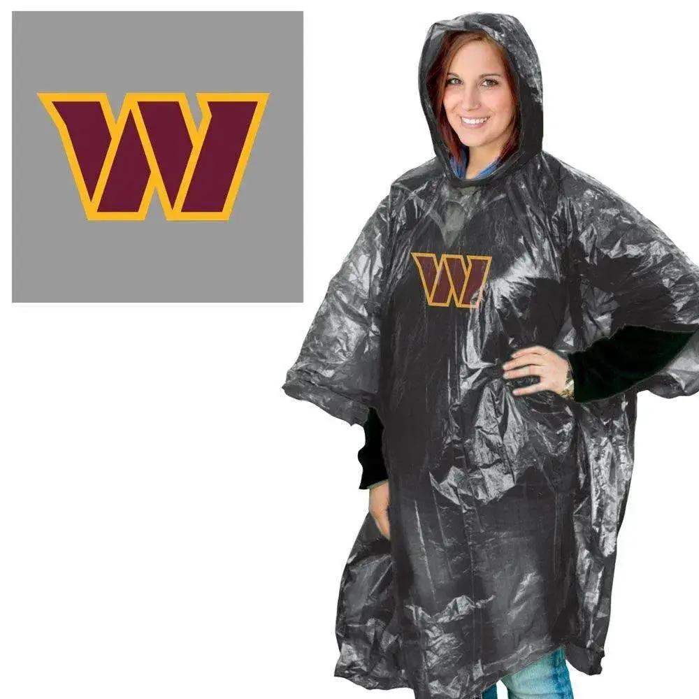 Washington Commanders Rain Poncho Lightweight One Size - ToylandEU