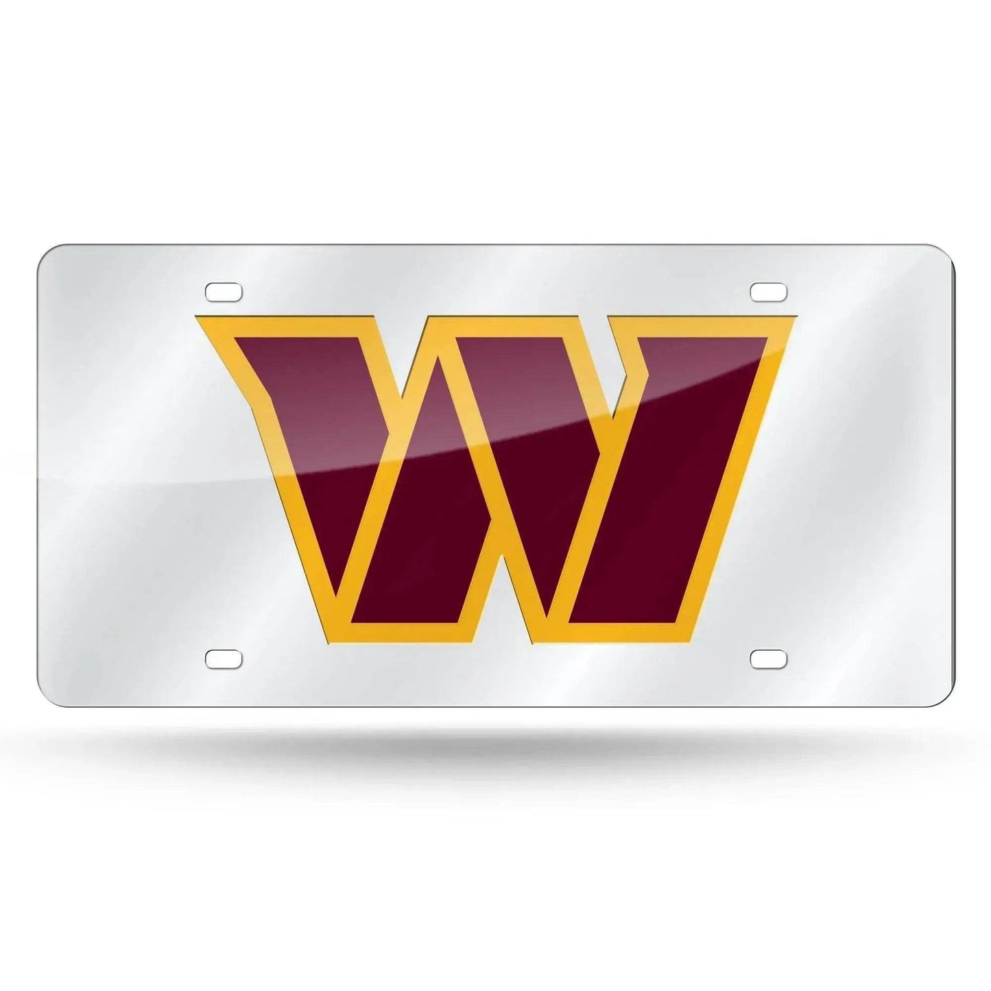 Washington Commanders Silver Laser Cut License Plate - ToylandEU™