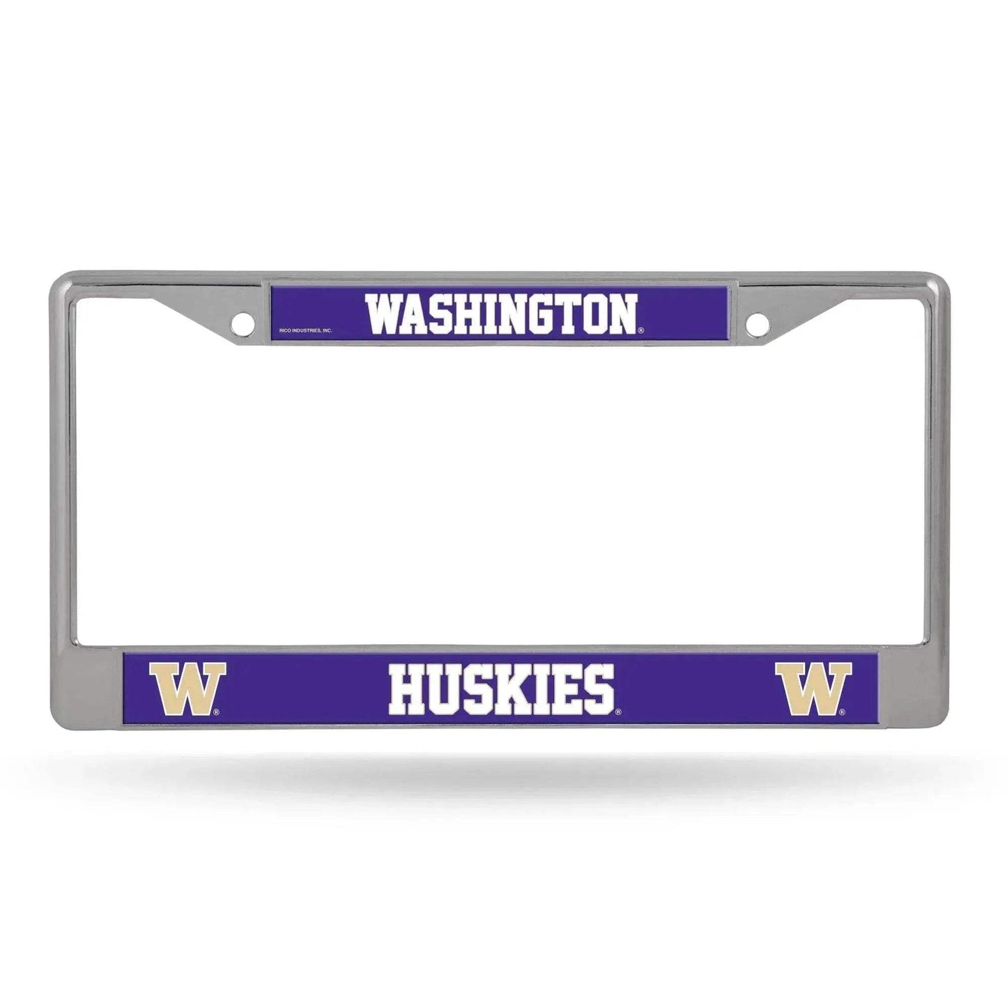 Washington Huskies Chrome License Plate Frame With Logo - ToylandEU