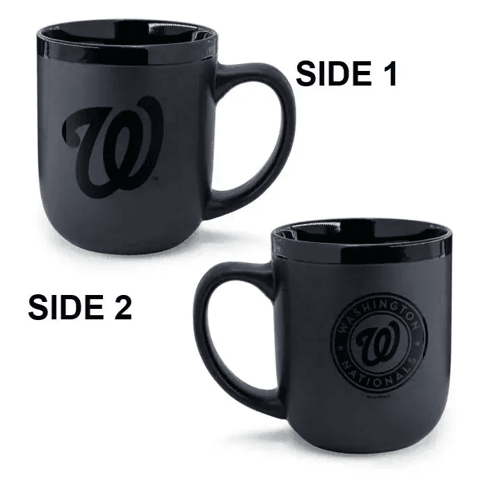 Washington Nationals Matte Black Ceramic Coffee Mug 17 Oz - ToylandEU™