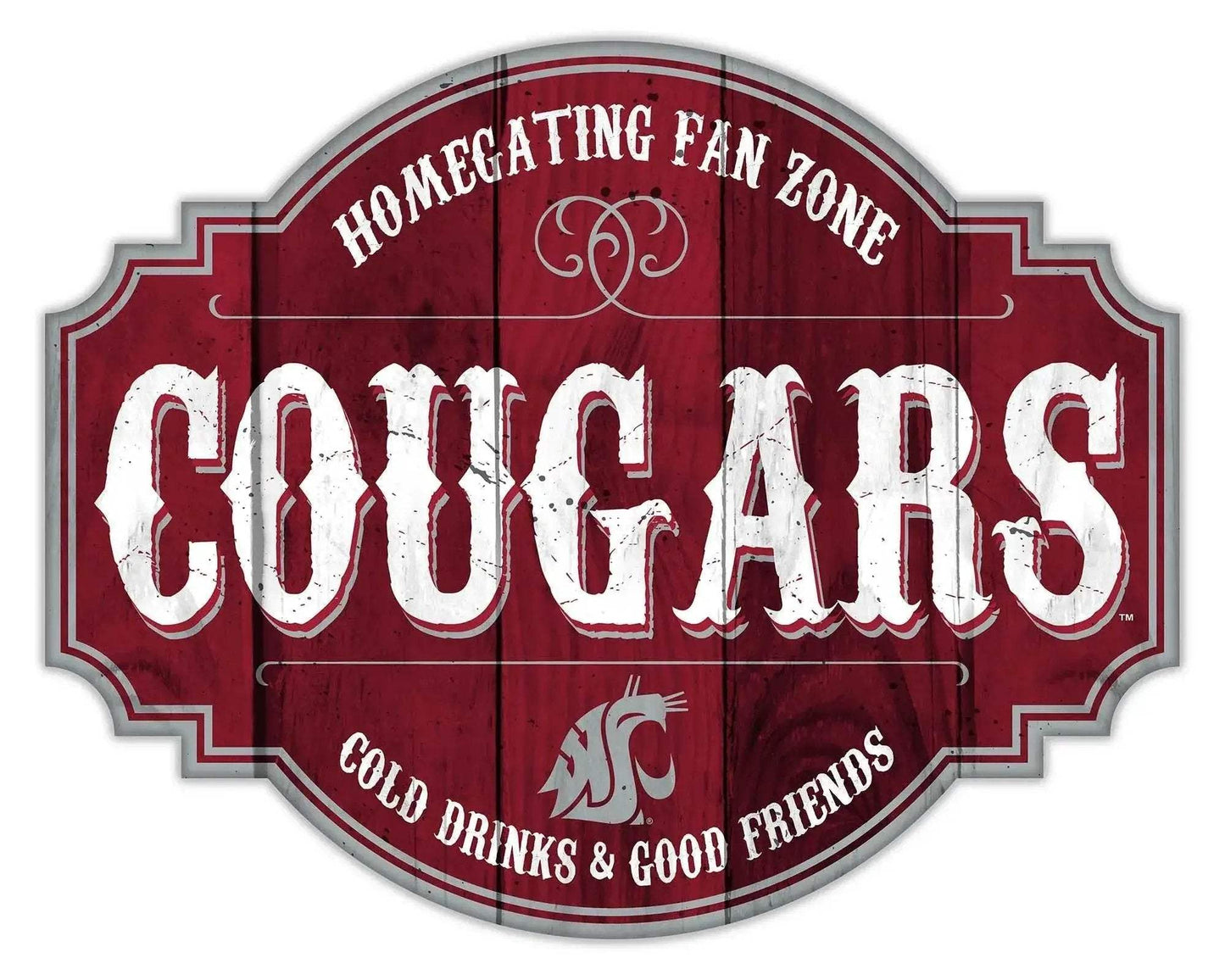 Washington State Cougars Sign 12 Inch Homegating Tavern - ToylandEU™