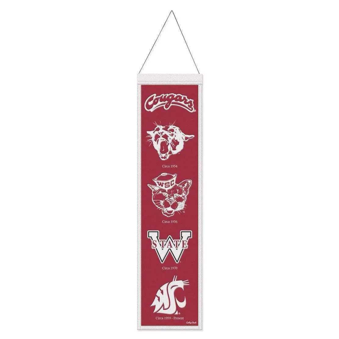 Washington State Cougars Wool Banner 8x32 Evolution - ToylandEU™