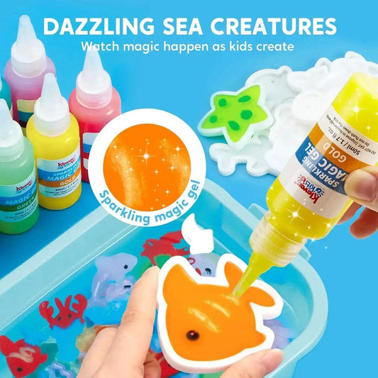 Water Gel Kit For Kids With 10 Gels Preserving Bottle - ToylandEU