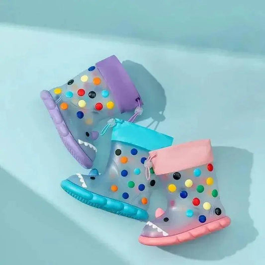 Waterproof Cartoon Print Rain Boots Kids Toyland EU - ToylandEU™