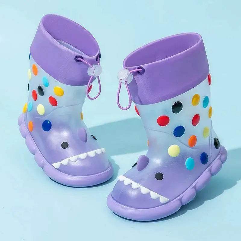 Waterproof Cartoon Print Rain Boots Kids Toyland EU - ToylandEU™