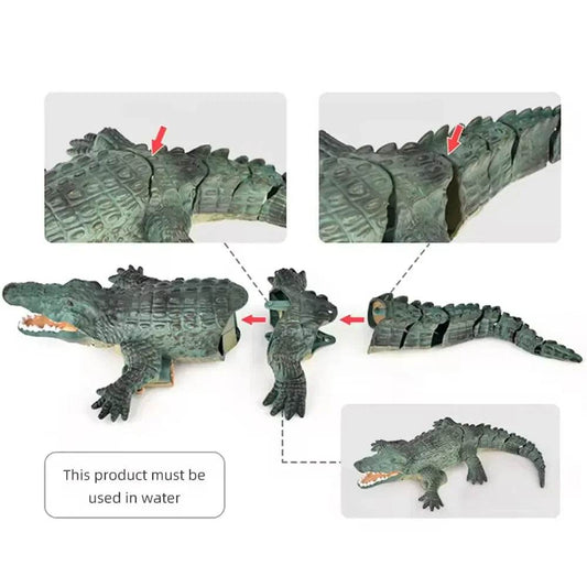 Waterproof RC Crocodile 2.4G Remote 4 Channel Lake Play - ToylandEU